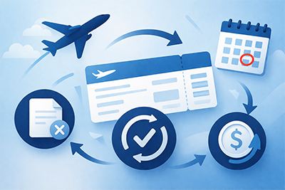 How to cancel flight ticket with refund policy