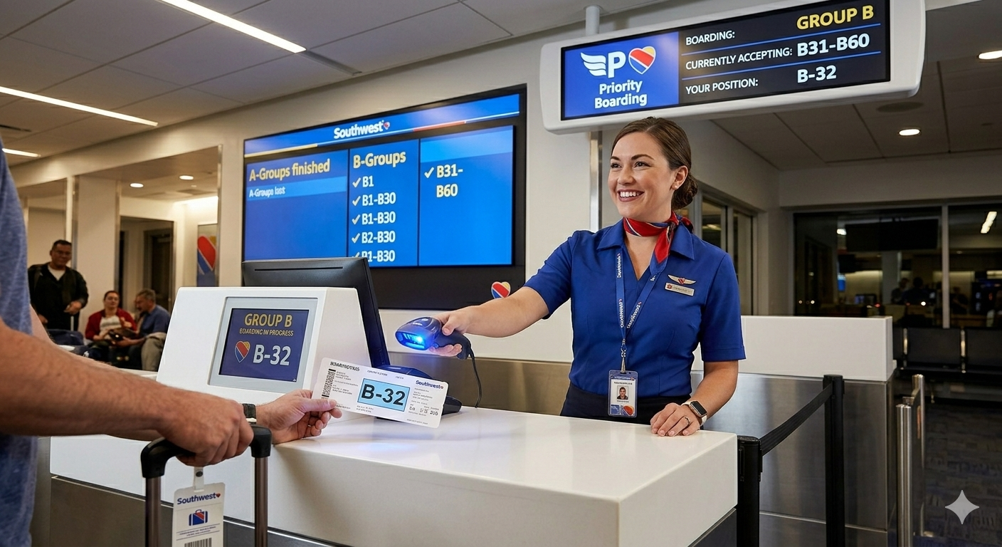 Southwest Open Seating Policy Check-In